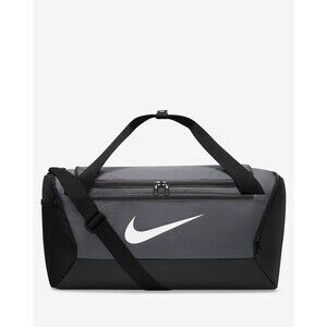 Nike Brasilia. Training Duffel Bag. Iron Grey/Black/White Small, 41L. DM3976-068